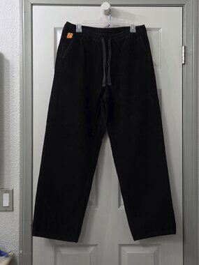 Empyre Black Corduroy Tie Front Pants